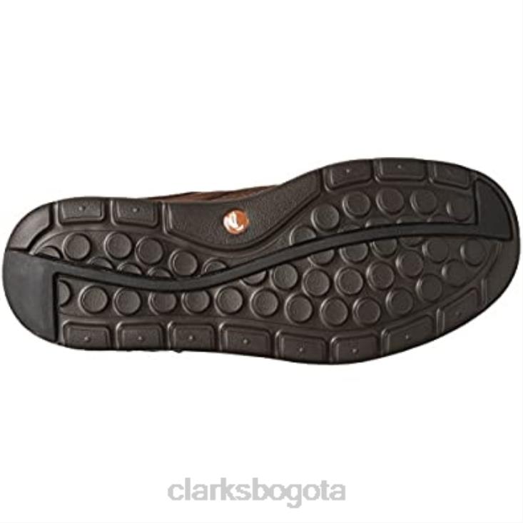Clarks 0DX8L1113 Derby clarks unnature time de cuero marrón para hombre hombres cuero marrón