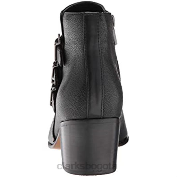 Clarks 0DX8L1117 botas de moda maypearl milla para mujer clarks cuero negro caído mujer cuero negro caído