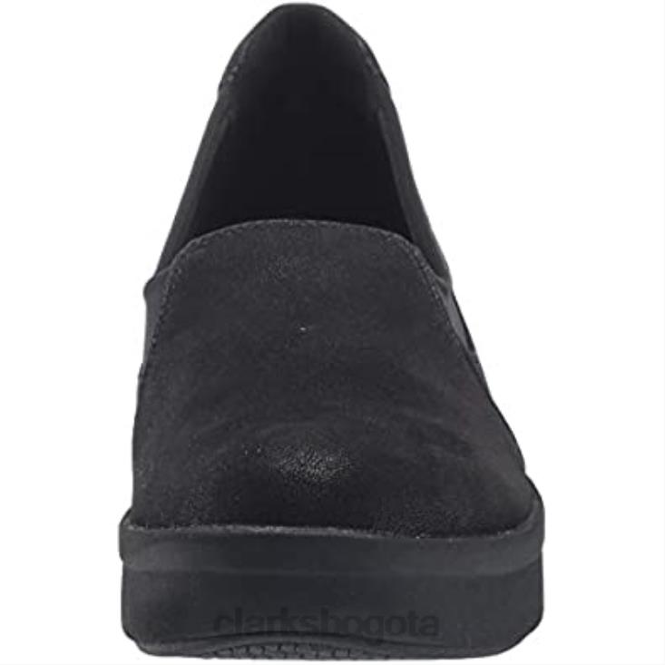 Clarks 0DX8L1120 Plataforma clarks step rose moon textil negra para mujer mujer