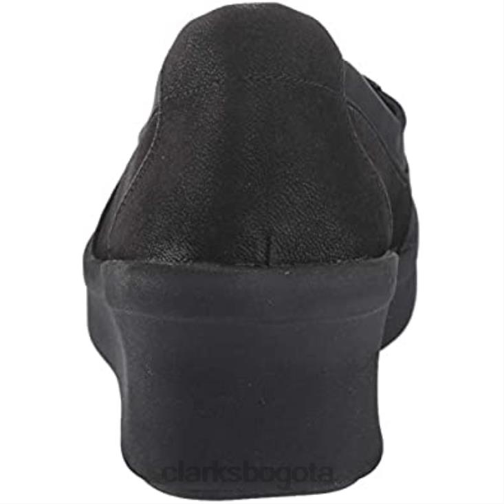 Clarks 0DX8L1120 Plataforma clarks step rose moon textil negra para mujer mujer