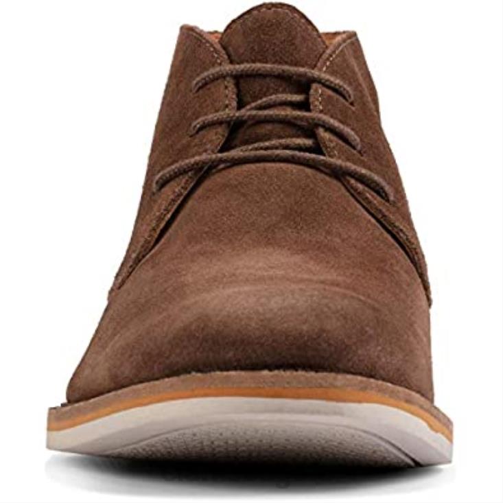 Clarks 0DX8L1132 bota chukka attucs limit de ante seta para hombre clarks hombres gamuza seta