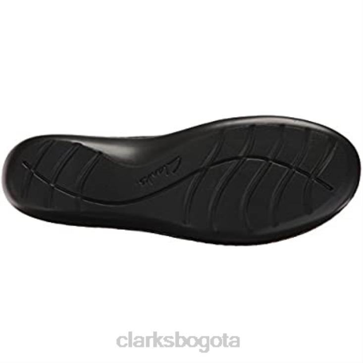 Clarks 0DX8L1137 Mocasines Clarks Black Interest Ashland Bubble para mujer mujer interés negro