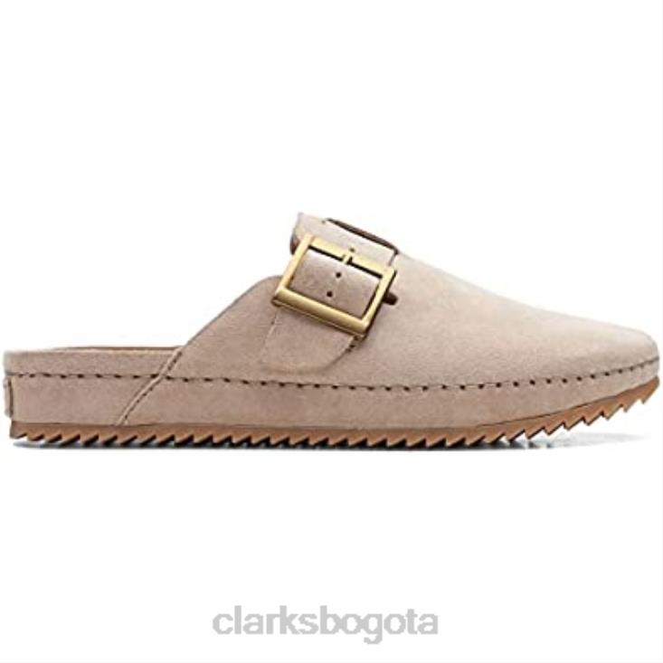 Clarks 0DX8L114 zapatos clarks brookleigh mule de gamuza unisexo