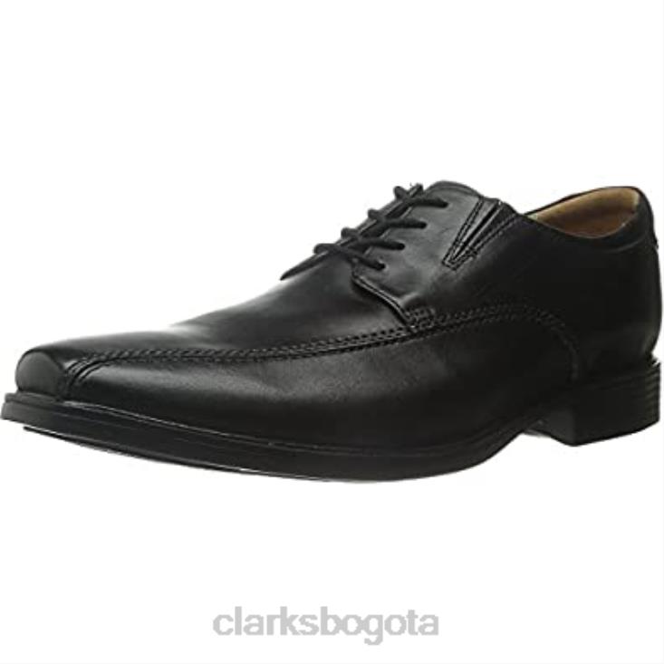 Clarks 0DX8L1141 clarks tilden walk para hombre hombres cuero negro