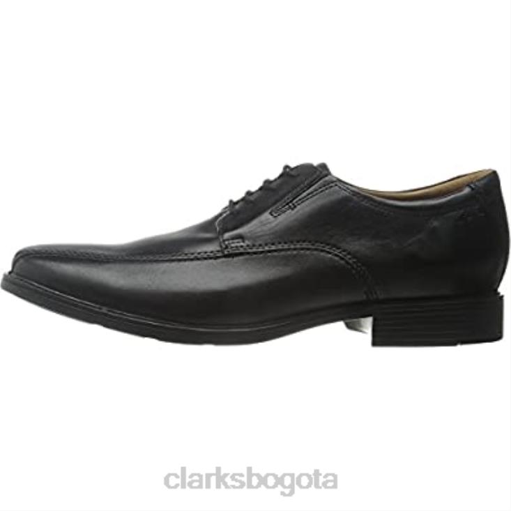 Clarks 0DX8L1141 clarks tilden walk para hombre hombres cuero negro