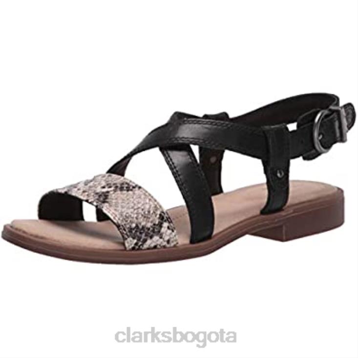 Clarks 0DX8L1144 Sandalia clarks declan spring mujer negra mujer negro