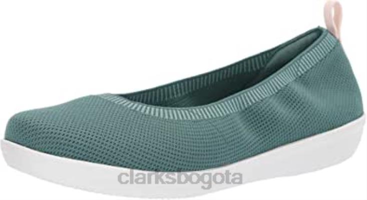 Clarks 0DX8L1145 Bailarinas clarks ayla paige azul gris para mujer mujer gris azulado