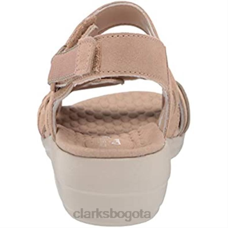 Clarks 0DX8L1149 sandalia alexis band mujer clarks ante arena mujer gamuza arena