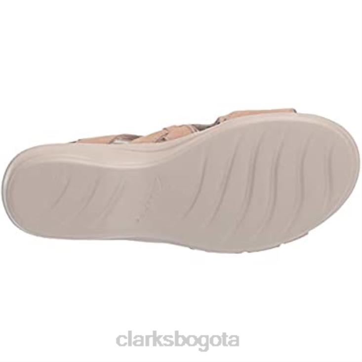 Clarks 0DX8L1149 sandalia alexis band mujer clarks ante arena mujer gamuza arena