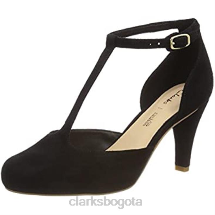Clarks 0DX8L1152 Zapatos de salón Clarks Dalia Tulip con barra en T para mujer mujer