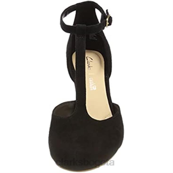 Clarks 0DX8L1152 Zapatos de salón Clarks Dalia Tulip con barra en T para mujer mujer