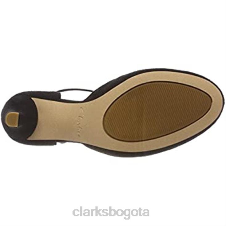 Clarks 0DX8L1152 Zapatos de salón Clarks Dalia Tulip con barra en T para mujer mujer