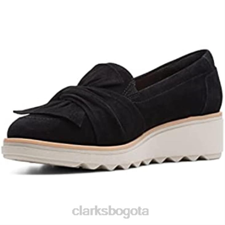 Clarks 0DX8L1158 mocasines sharon dasher mujer beige negro negro clarks mujer beige negro