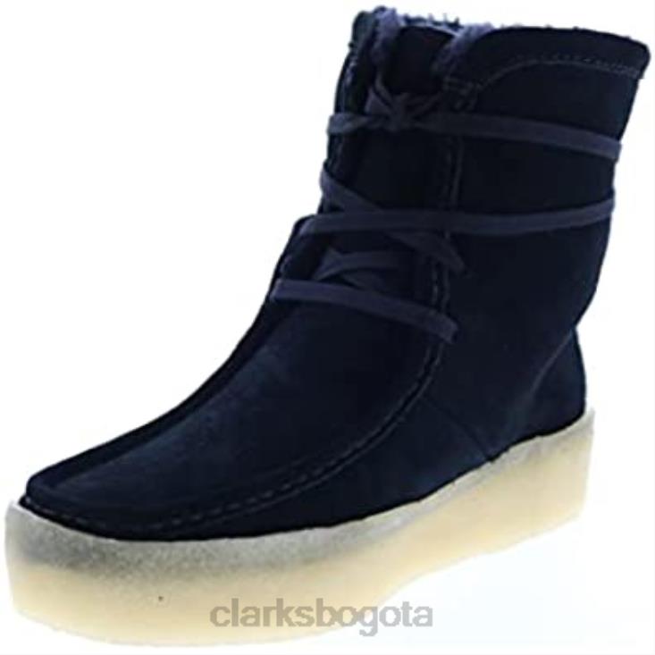 Clarks 0DX8L116 clarks de ante negro wallabee cup hi ante negro unisexo ante negro