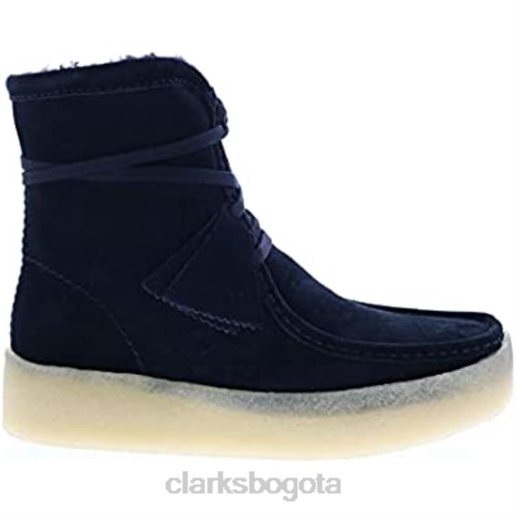 Clarks 0DX8L116 clarks de ante negro wallabee cup hi ante negro unisexo ante negro