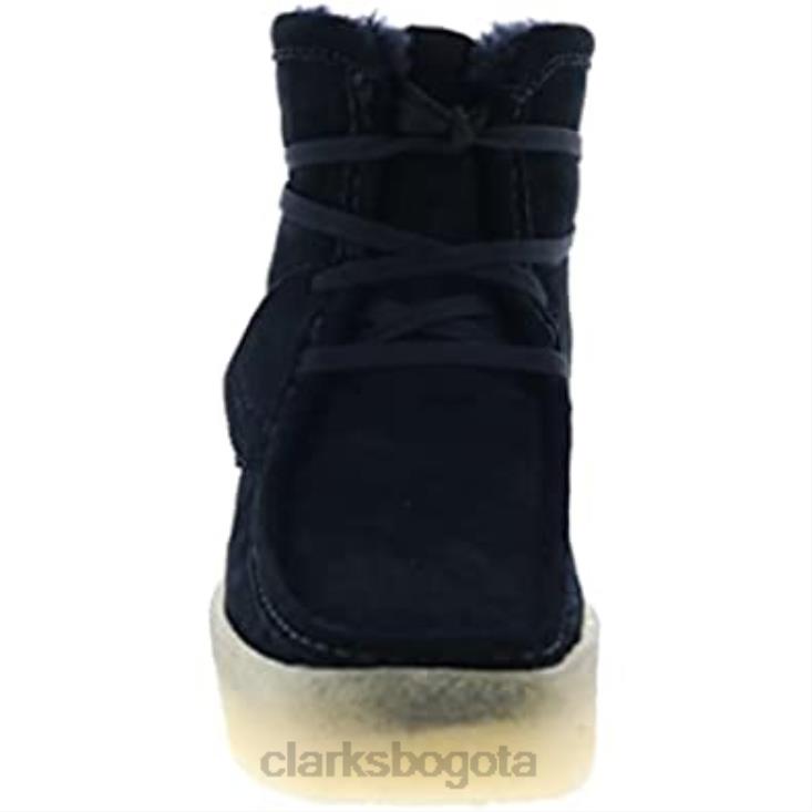 Clarks 0DX8L116 clarks de ante negro wallabee cup hi ante negro unisexo ante negro