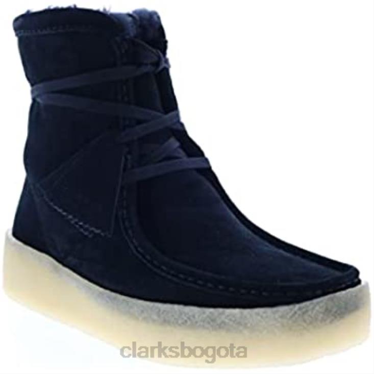 Clarks 0DX8L116 clarks de ante negro wallabee cup hi ante negro unisexo ante negro