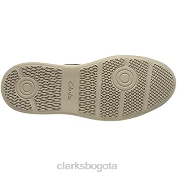 Clarks 0DX8L1170 Zapatilla Clarks Cambro Mid para hombre de nobuk negro hombres nubuck negro