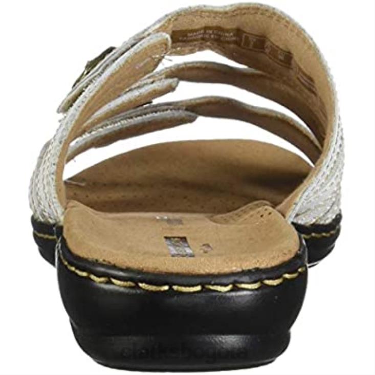 Clarks 0DX8L1176 Clarks blancos con plataforma Leisa Grace para mujer mujer blanco