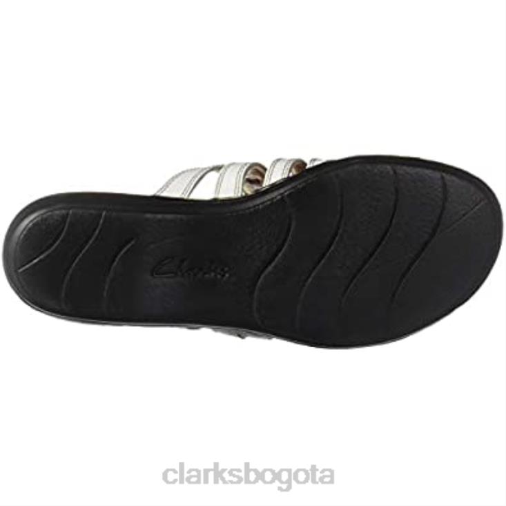 Clarks 0DX8L1176 Clarks blancos con plataforma Leisa Grace para mujer mujer blanco