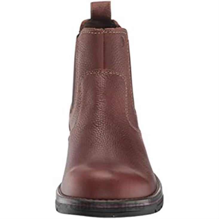 Clarks 0DX8L1182 botas chelsea impermeables morris up para hombre clarks de cuero caído marrón hombres cuero caído marrón