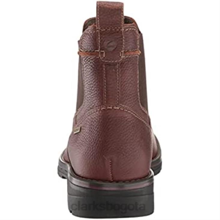 Clarks 0DX8L1182 botas chelsea impermeables morris up para hombre clarks de cuero caído marrón hombres cuero caído marrón