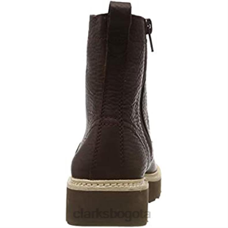 Clarks 0DX8L1186 Botas clarks trace pine de mujer de piel marrón burdeos piel burdeos mujer cuero marrón burdeos cuero burdeos