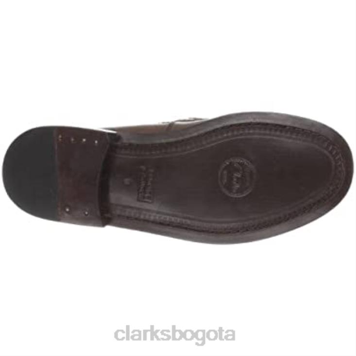 Clarks 0DX8L1187 Clarks Beary Loafer Slipper Hombre Marrón Braun (Mid Brown Lea) hombres