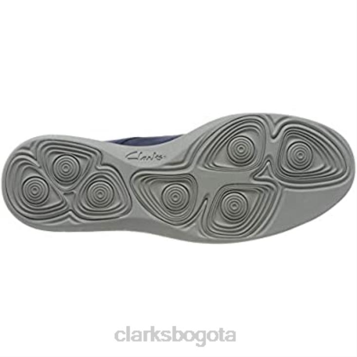 Clarks 0DX8L1190 zapatilla de deporte de encaje banwell para hombre nubuck azul marino nubuck azul marino clarks hombres nubuck azul marino nubuck azul marino