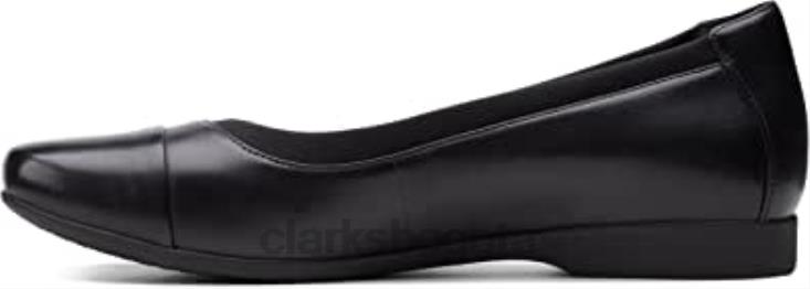 Clarks 0DX8L1191 zapatos de salón un darcey cap2 mujer clarks negro mujer negro