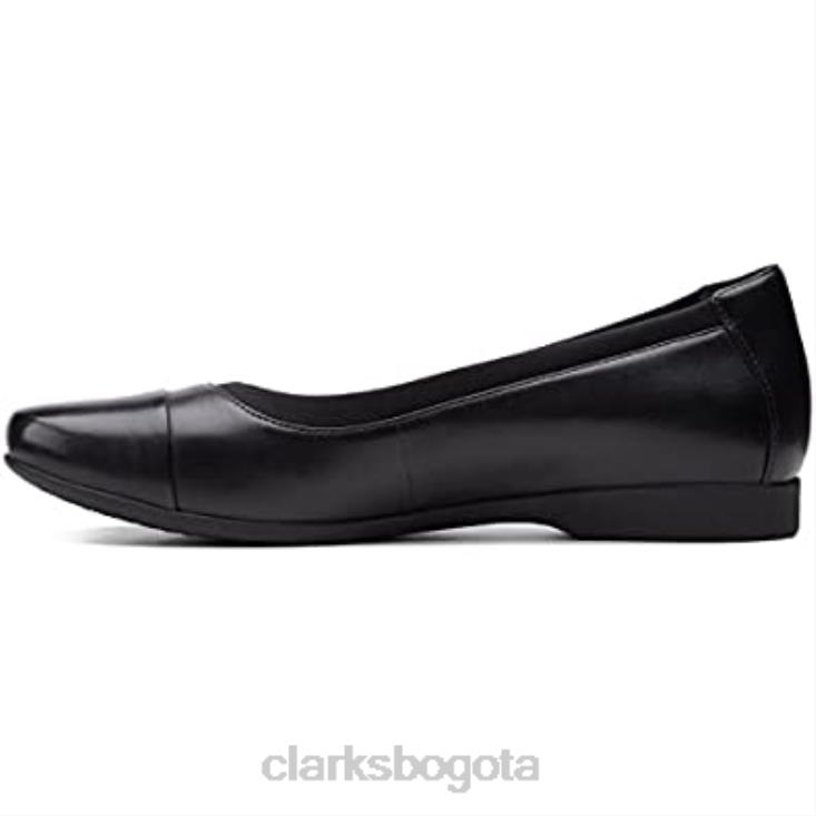 Clarks 0DX8L1191 zapatos de salón un darcey cap2 mujer clarks negro mujer negro