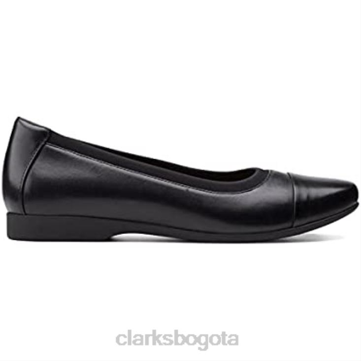 Clarks 0DX8L1191 zapatos de salón un darcey cap2 mujer clarks negro mujer negro