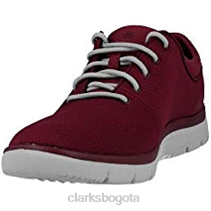 Clarks 0DX8L12 zapatillas clarks tunsil ace rojas para hombre hombres rojo