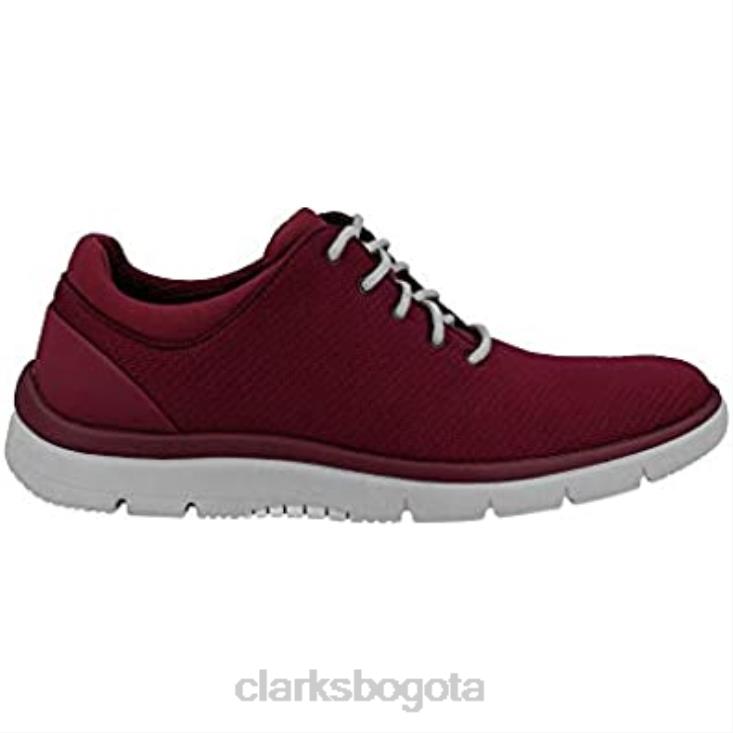 Clarks 0DX8L12 zapatillas clarks tunsil ace rojas para hombre hombres rojo