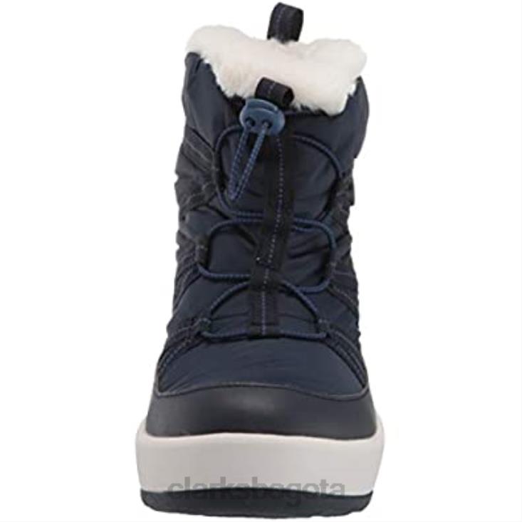 Clarks 0DX8L1211 Botín clarks step north frost azul marino textil para mujer mujer textil azul marino