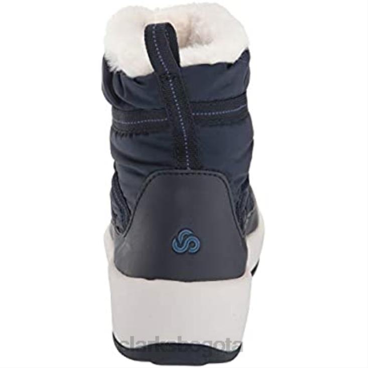 Clarks 0DX8L1211 Botín clarks step north frost azul marino textil para mujer mujer textil azul marino