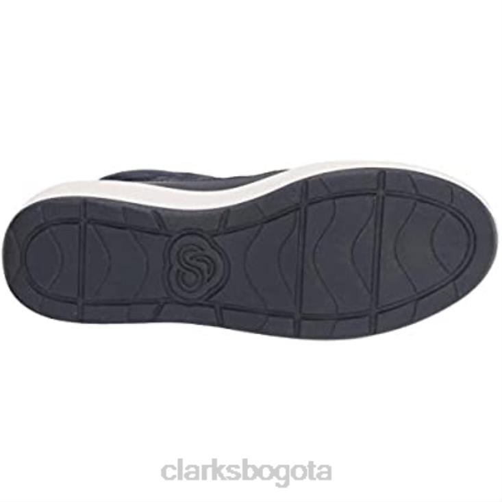 Clarks 0DX8L1211 Botín clarks step north frost azul marino textil para mujer mujer textil azul marino