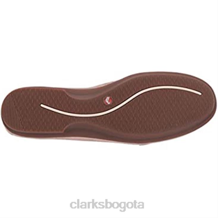 Clarks 0DX8L1212 bailarinas un coral step de mujer en piel color oro rosa clarks mujer cuero de oro rosa