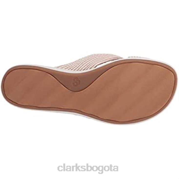 Clarks 0DX8L1215 Sandalia Eliza Shore Slide para mujer clarks natural textil mujer textil natural