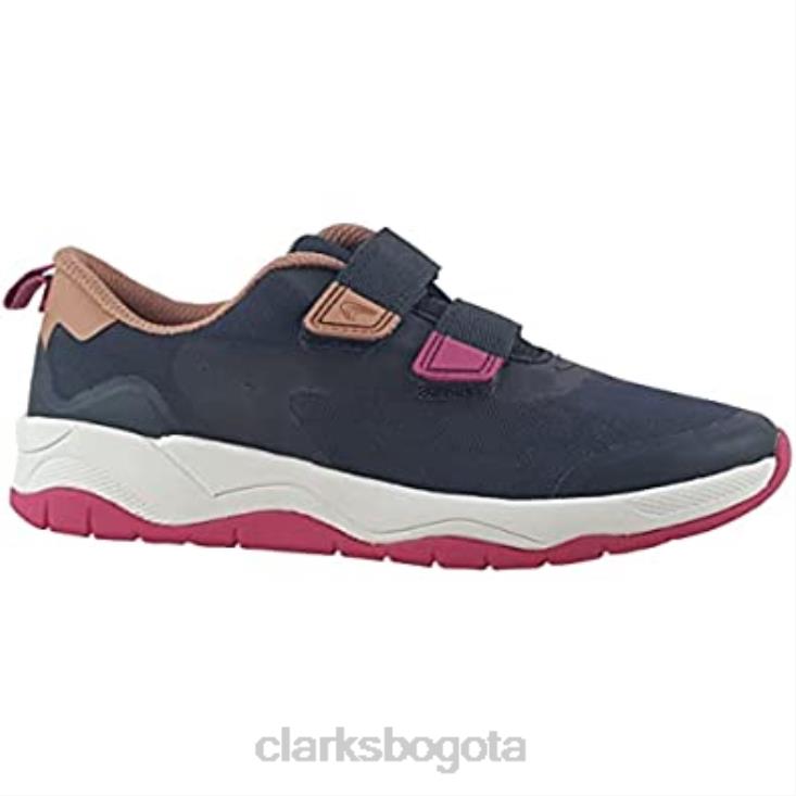 Clarks 0DX8L122 Zapatillas clarks c lowder race o azul marino sintético para niña niños