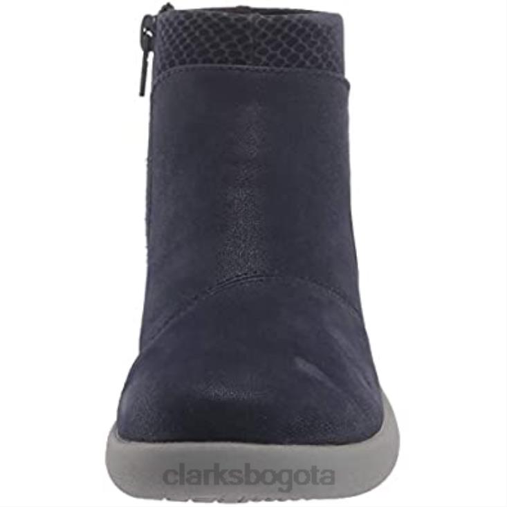 Clarks 0DX8L1227 Botín clarks mujer sillian 20 way azul marino sintetico mujer azul marino sintético