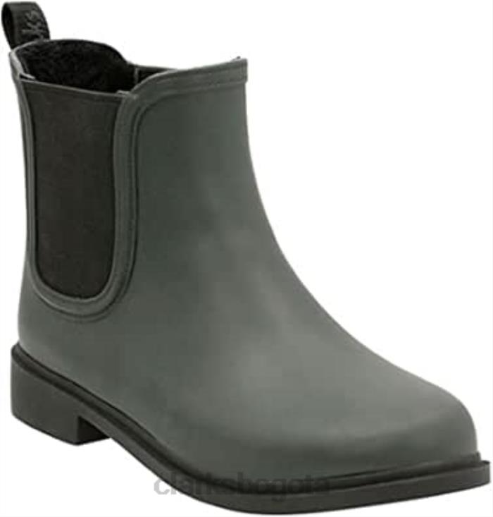 Clarks 0DX8L123 Bota clarks arisda cashel de mujer en sintético verde mujer verde sintético