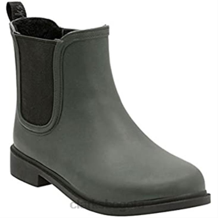 Clarks 0DX8L123 Bota clarks arisda cashel de mujer en sintético verde mujer verde sintético