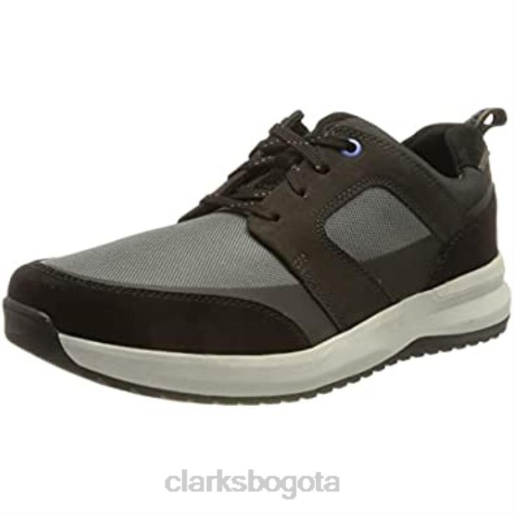 Clarks 0DX8L1239 zapatillas de deporte de encaje Wellman para hombre clarks schwarz hombres negro