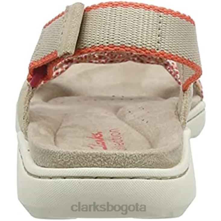 Clarks 0DX8L1240 sandalia clarks amanda facilidad combi arena para mujer mujer combinación de arena