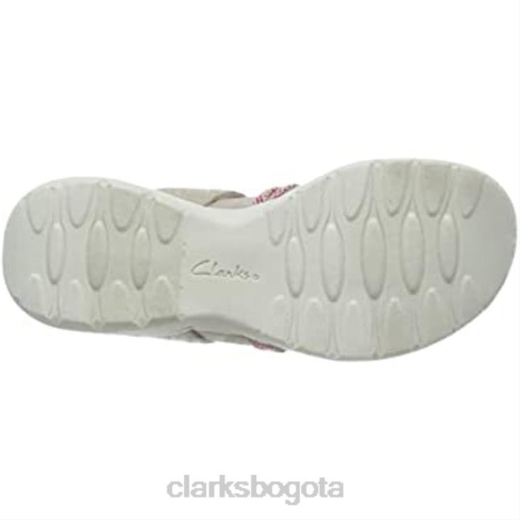 Clarks 0DX8L1240 sandalia clarks amanda facilidad combi arena para mujer mujer combinación de arena