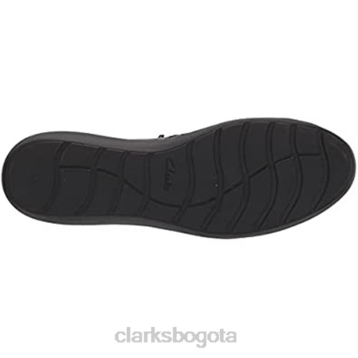 Clarks 0DX8L1253 mocasín con botones kayleigh mujer clarks negro sintético mujer negro sintético