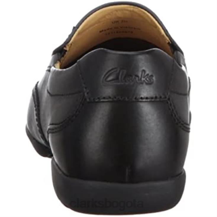 Clarks 0DX8L1255 pantuflas bajas reclinables gratis para hombre clarks negro hombres cuero negro