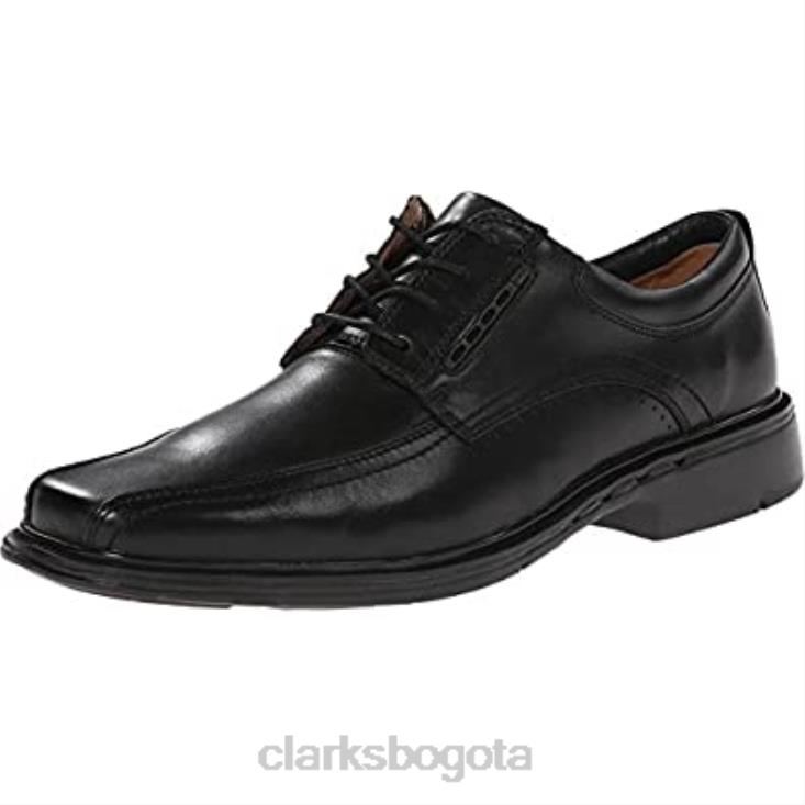 Clarks 0DX8L1256 Clarks Oxford Unkenneth desestructurados para hombre negros hombres negro