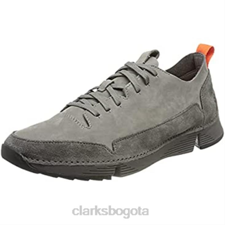 Clarks 0DX8L1259 Zapatilla clarks combi gris para hombre tri spark hombres combinado gris
